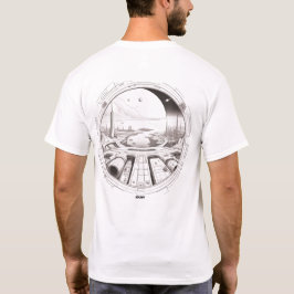 Sci-Fi T-shirt Traversing the Universe 01 G Back