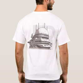 Sci-Fi T-shirt Traversing the Universe 02 B Back