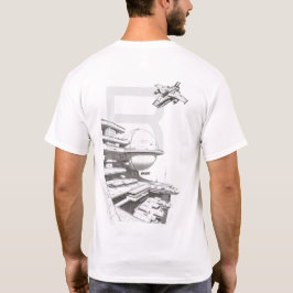 Sci-Fi T-shirt Traversing the Universe 02 C Back