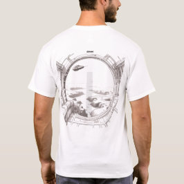 Sci-Fi T-shirt Traversing the Universe 02 G Back