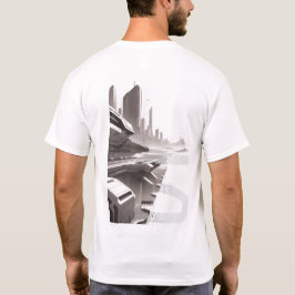 Sci-Fi T-shirt Traversing the Universe 02 H Back