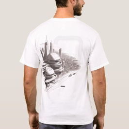 Sci-Fi T-shirt Traversing the Universe 03 D Back