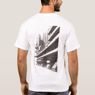 Sci-Fi T-shirt Traversing the Universe 03 F Back