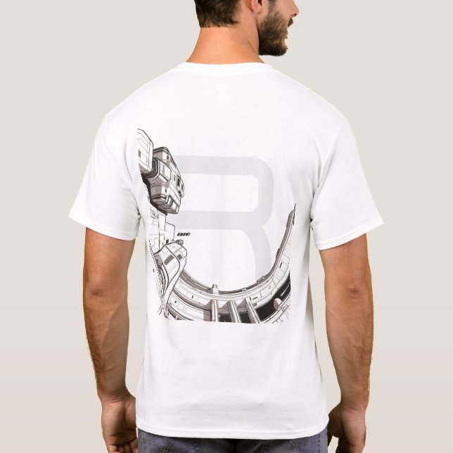 Sci-Fi T-shirt Traversing the Universe 03 G Back (Baksida)