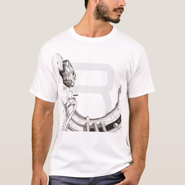 Sci-Fi T-shirt Traversing the Universe 03 G Front (Framsida)