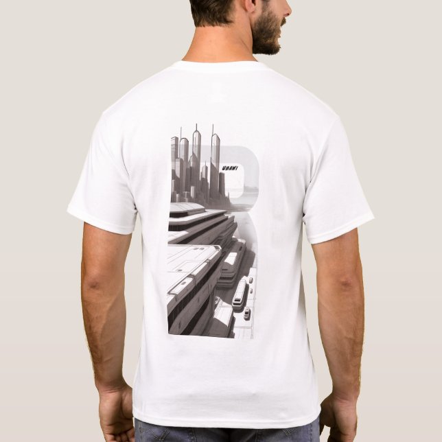 Sci-Fi T-shirt Traversing the Universe 03 H Back (Baksida)