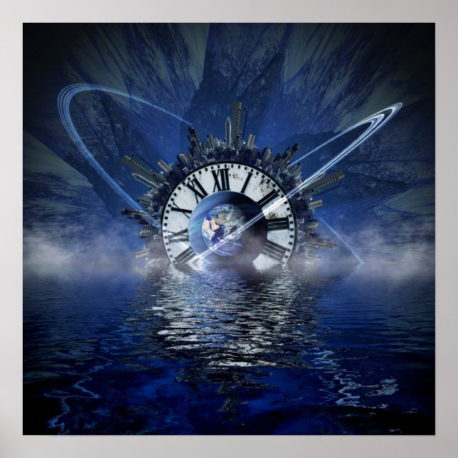 Sci-Fi Time Stänk Poster (Framsidan)