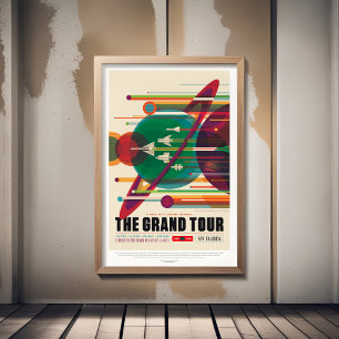 Sci-Fi Travel Ad, Grand Tour Fototryck