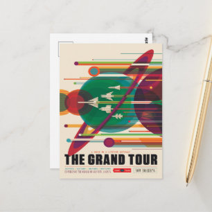 Sci-Fi Travel Ad, Grand Tour Vykort