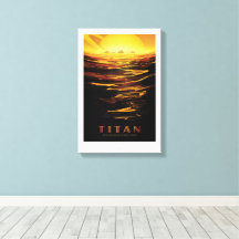 Sci-Fi Travel Ad, Måne Titan