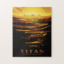 Sci-Fi Travel Ad, Måne Titan Pussel