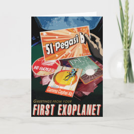 Sci-Fi Travel Ad, Planet 51 Pegasi b Kort