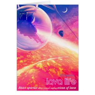 Sci-Fi Travel Ad, Planet 55 Cancri e Hälsningskort