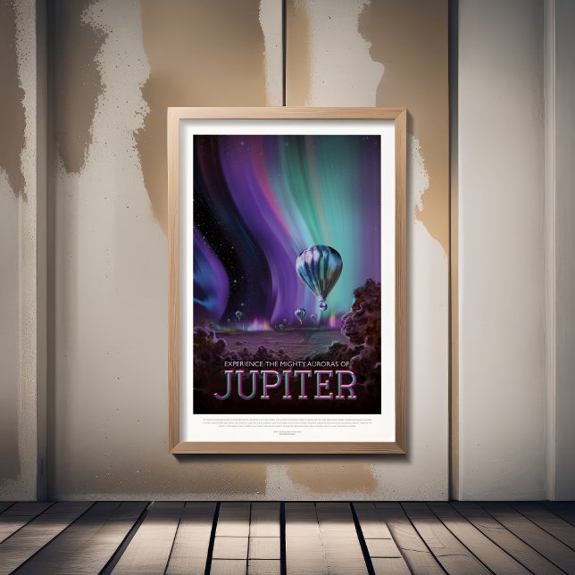 Sci-Fi Travel Ad, Planet Jupiter Poster (Skapare uppladdad)