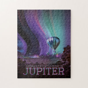 Sci-Fi Travel Ad, Planet Jupiter Pussel