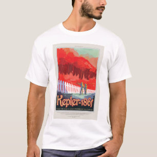 Sci-Fi Travel Ad, Planet Kepler-186f T Shirt