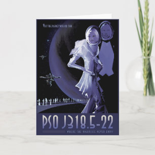 Sci-Fi Travel Ad, Planet PSO J318.5-22 Kort