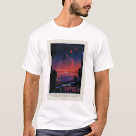 Sci-Fi Travel Ad, Planet Trapist-1e T Shirt