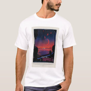 Sci-Fi Travel Ad, Planet Trapist-1e T Shirt