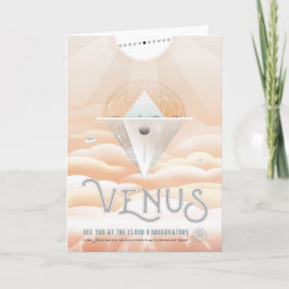 Sci-Fi Travel Ad, Planet Venus Kort