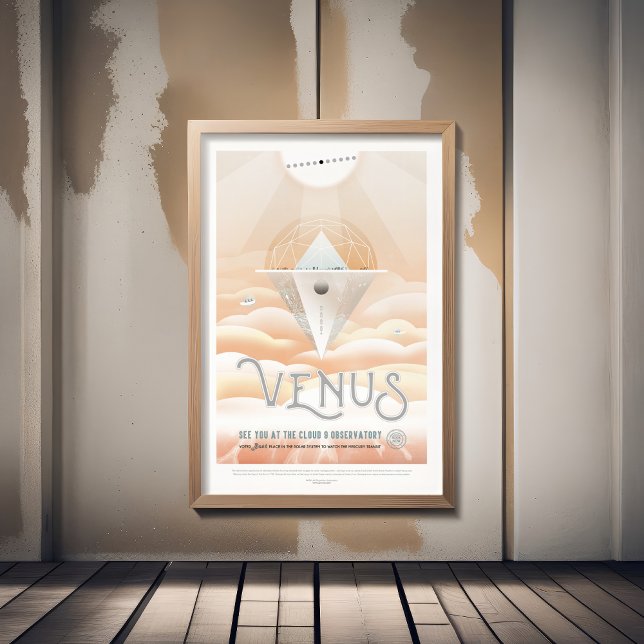 Sci-Fi Travel Ad, Planet Venus Poster (Skapare uppladdad)