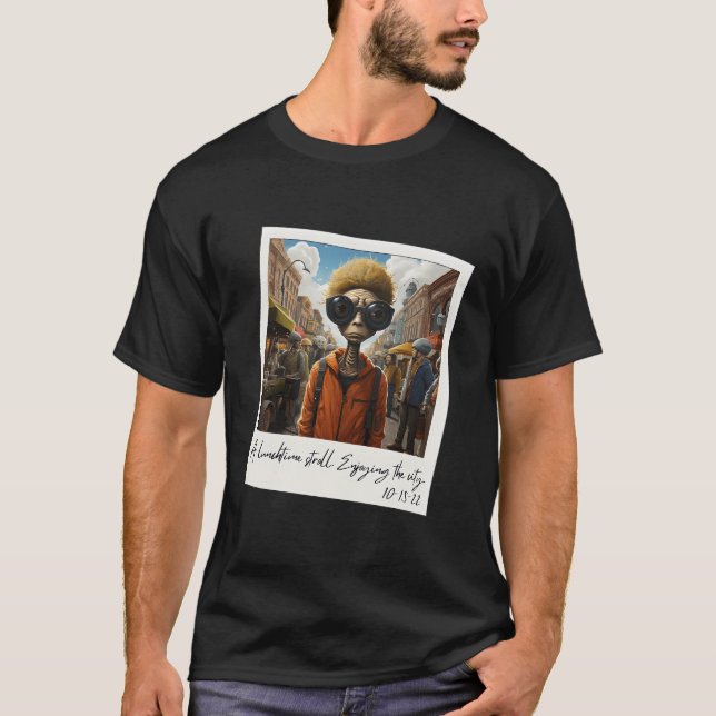 Sci-Fi-Utomjordingar Nonhuman Biologics Space Även T Shirt (Framsida)