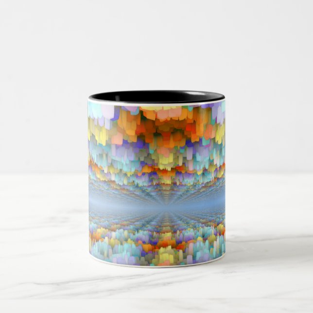 Sci Fi-vågor Två-Tonad Mugg (Center)