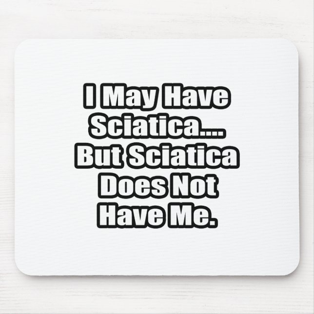 Sciatica Fighting Quote Musmatta (Framsidan)