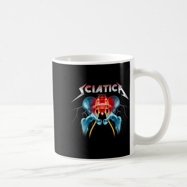 Sciatica - Funny Chiropractor - Sne - Orthopedic  Kaffemugg (Höger)