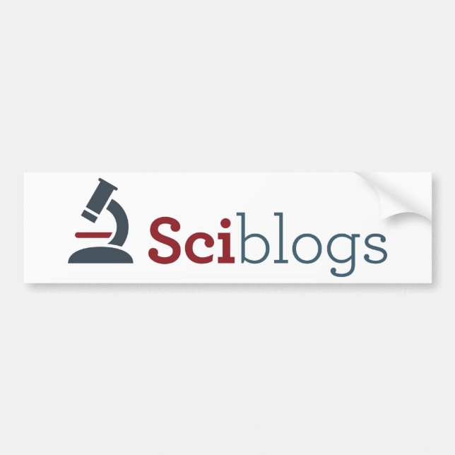 Sciblogs bildekal - vit (Framsidan)