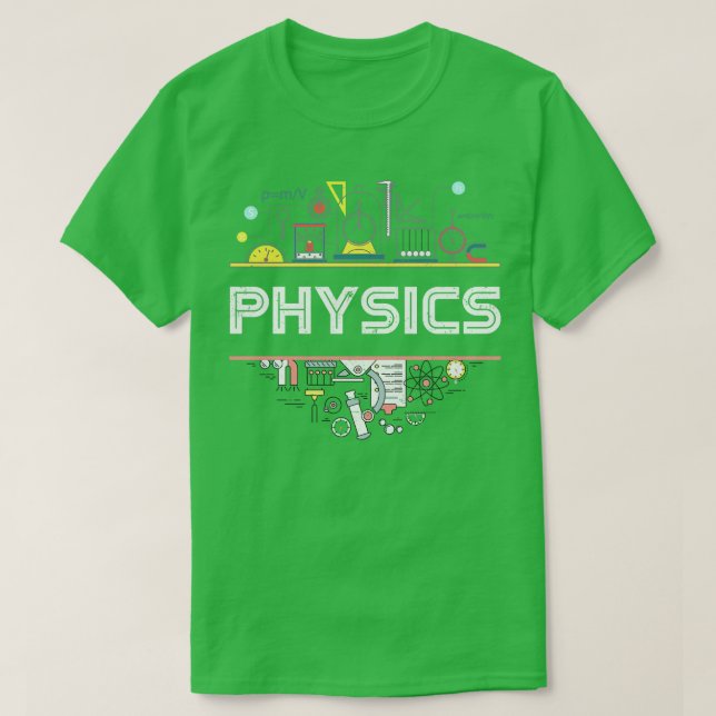Science Älskare Gift Physics T Shirt (Design framsida)