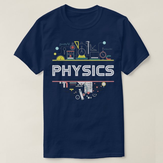 Science Älskare Gift Physics T Shirt (Design framsida)