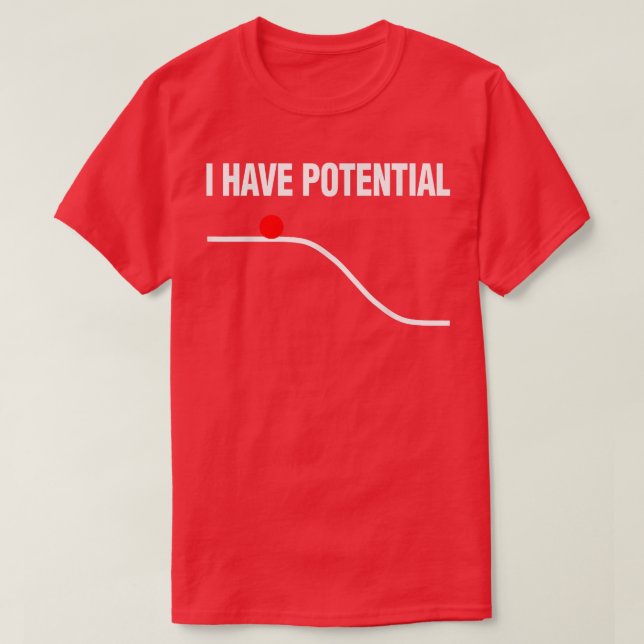 Science Älskare Physics Teacher Student I har Pote T Shirt (Design framsida)