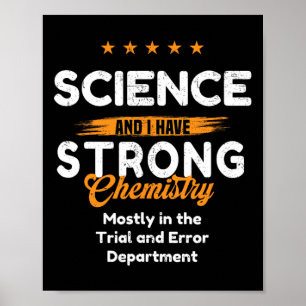 Science Älskare with Emotional Chemistry ~ Funny V Poster