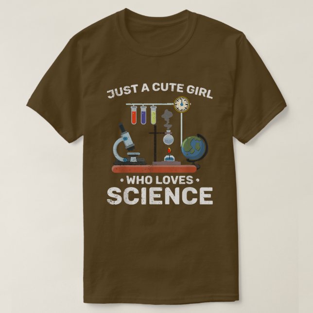Science Älskare Women Scientist Chemistry Laborato T Shirt (Design framsida)