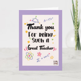 Science and Maths Teacher - Thank you Kort