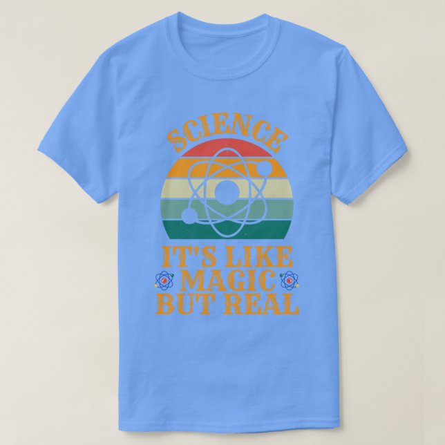 SCIENCE är som magisk men reell 11 T Shirt (Design framsida)