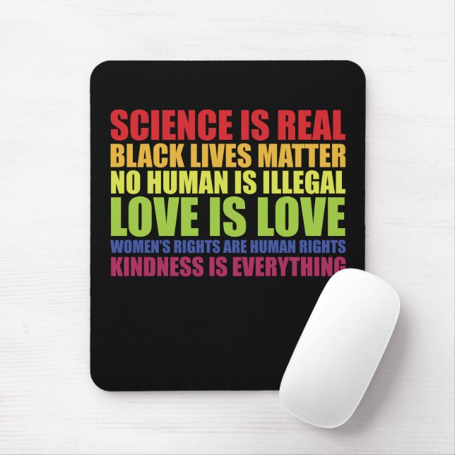 Science Är Verklig Svarta Liv Har Betydelse HBTQ S Musmatta (Med mus)
