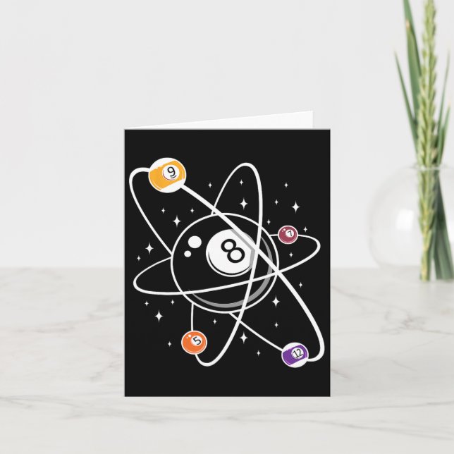 Science Atom Bassäng Älskare 8- miljarder Kort (Framsida)