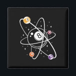 Science Atom Bassäng Älskare 8- miljarder Magnet<br><div class="desc">Science Atom Bassäng Älskare 8- miljarder</div>