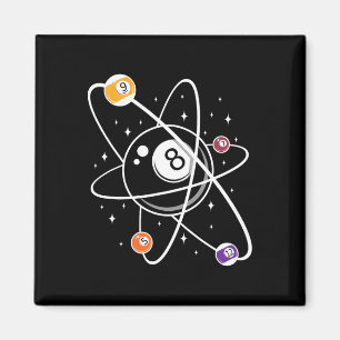 Science Atom Bassäng Älskare 8- miljarder Magnet