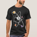 Science Atom Bassäng Älskare 8- miljarder T Shirt<br><div class="desc">Science Atom Bassäng Älskare 8- miljarder</div>