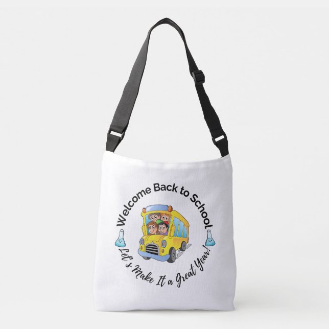 Science Back to school Tote Bag Axelväska (Framsida)
