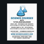 Science Beakers, Science Course Advertising Flygblad<br><div class="desc">Science Beakers,  Science Course Advertising Flyers by the Affärskort Store.</div>