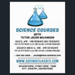 Science Beakers, Science Course Advertising Reklamblad<br><div class="desc">Science Beakers,  Science Course Advertising Flyers by the Affärskort Store.</div>
