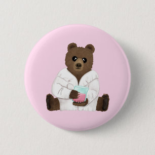 Science Bear märke Knapp