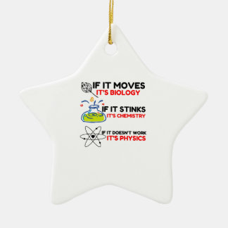Science BIOLOGY CHEMISTRY PHYSICS Julgransprydnad Keramik