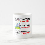 Science BIOLOGY CHEMISTRY PHYSICS Kaffemugg<br><div class="desc">Coola,  Tecknad,  Kärlek,  Funny,  Kupe,  Vintage sport,  Retro,  Cute,  jul,  Nerd,  humor,  Geek,  Hipster,  vetenskap</div>