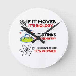 Science BIOLOGY CHEMISTRY PHYSICS Rund Klocka
