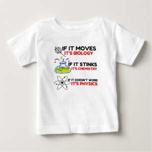 Science BIOLOGY CHEMISTRY PHYSICS T Shirt